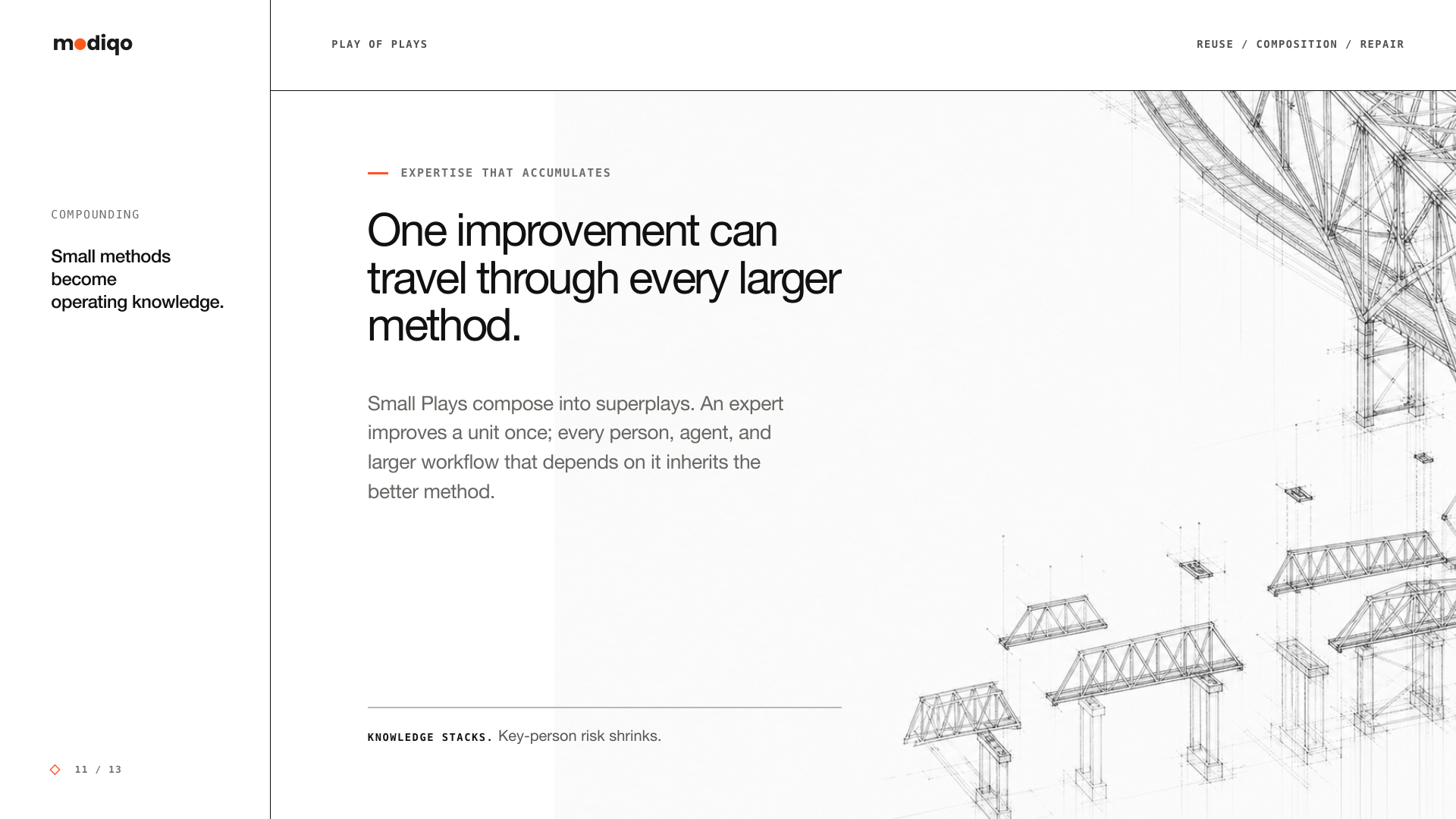 One improvement can travel through every larger method
